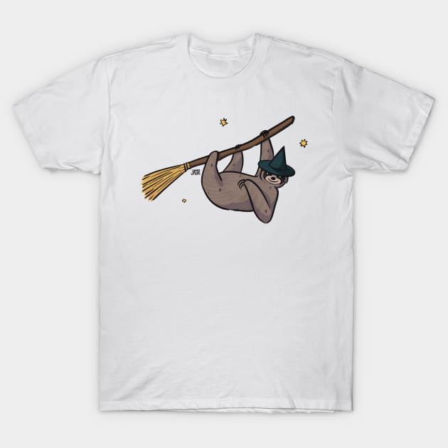 Sloth Witch T-Shirt by jastinamor